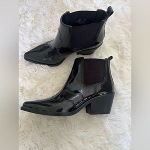 Sam Edelman Patent Western Rain Boots